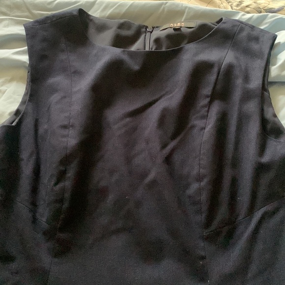 Size 16 Navy Blue Alex Marie Sleeveless Midi Shift Dress - Picture 2 of 2